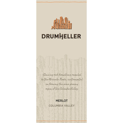 Drumheller Merlot Columbia Valley - 750ML - Front Label