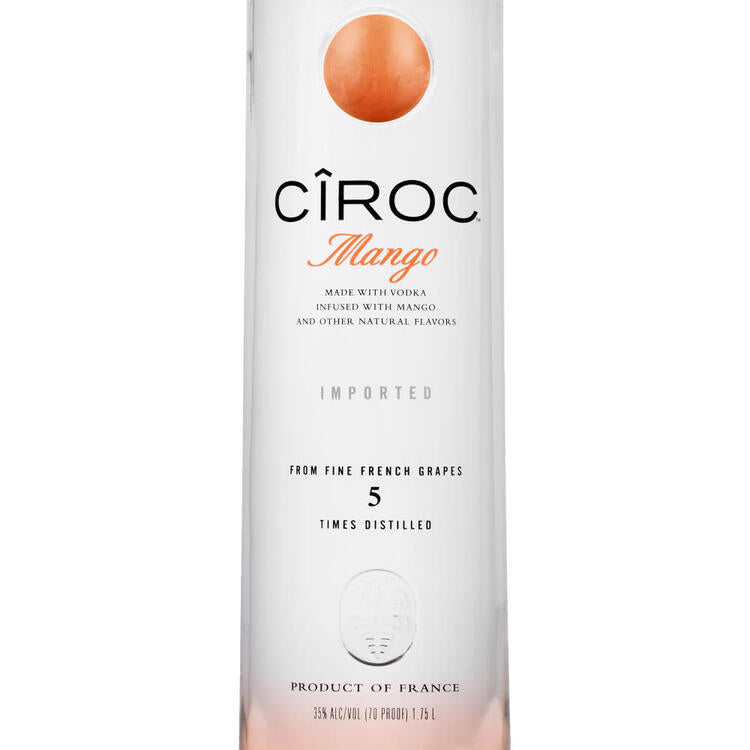 Ciroc Mango Flavored Vodka 70 - 1.75L - Front Label