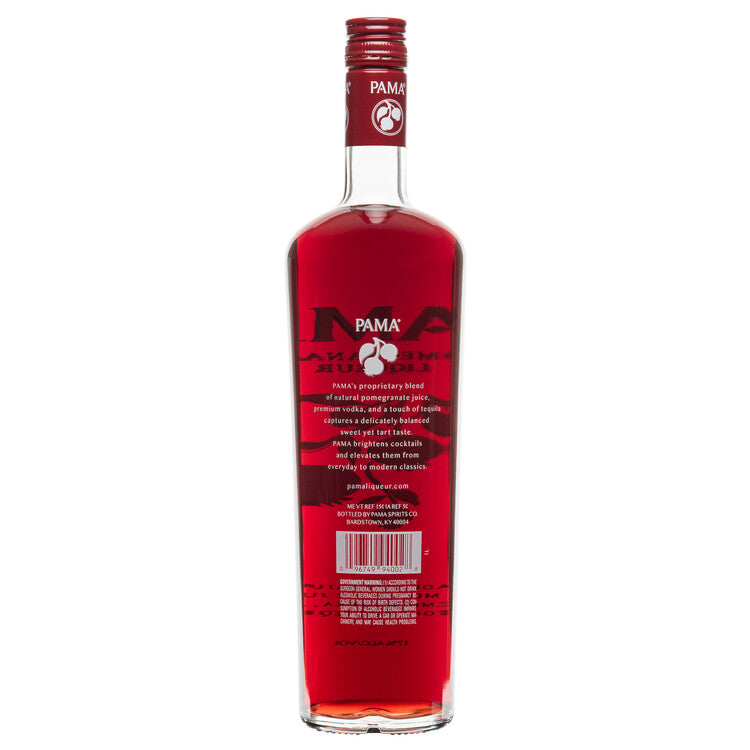 Pama Pomegranate Liqueur 34 - 1.0L - Back