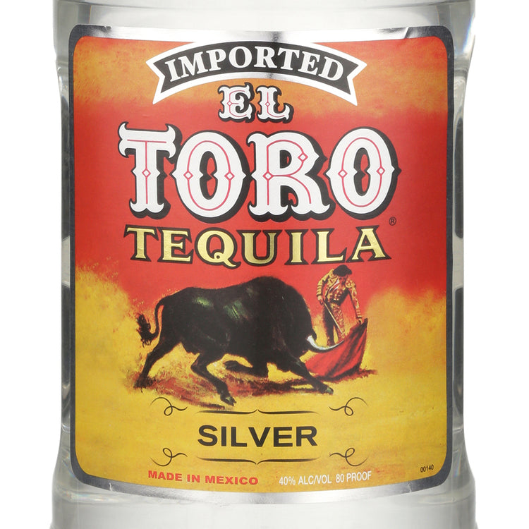 El Toro Tequila White 80 - 1.75L - Front Label
