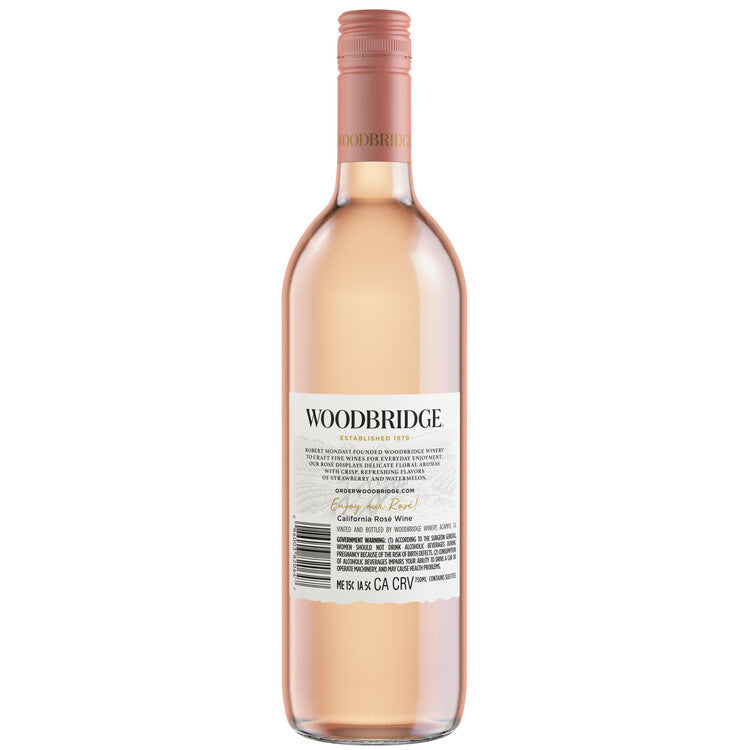 Woodbridge Rose Wine California - 750ML - Back