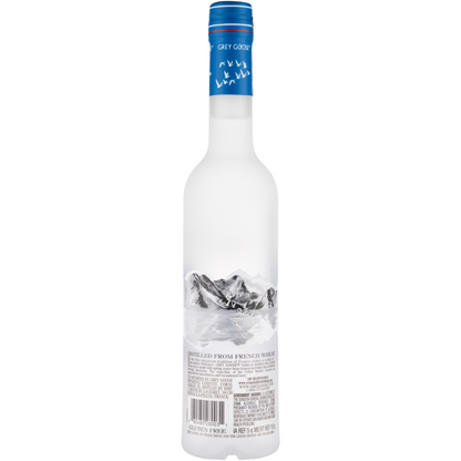Grey Goose Vodka 80 - 375ML - Back