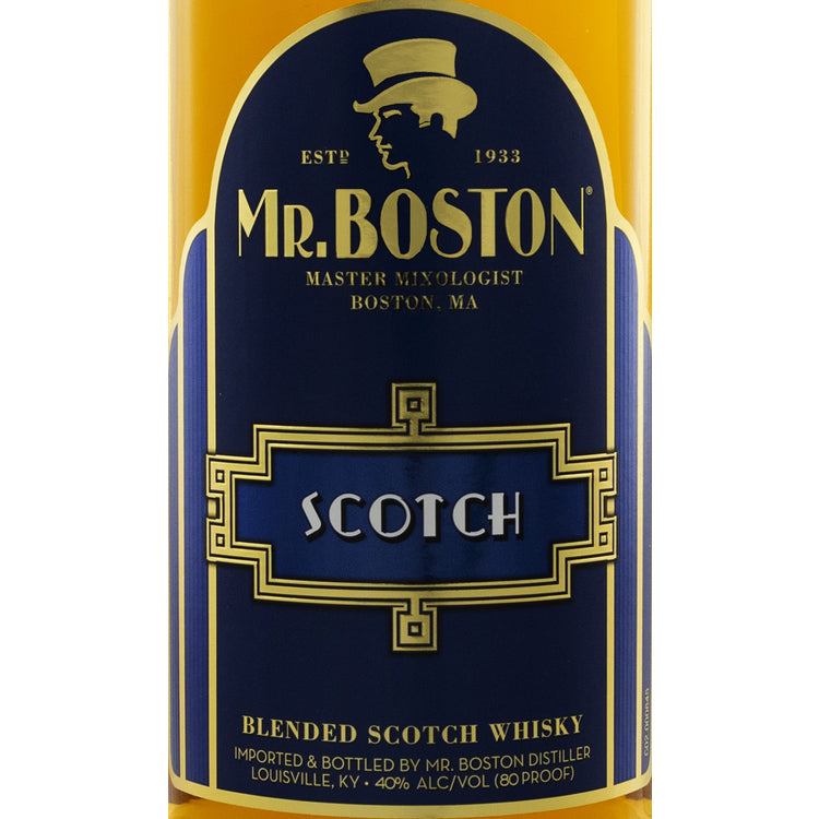 Mr. Boston Blended Scotch 80 - 1.0L - Front Label