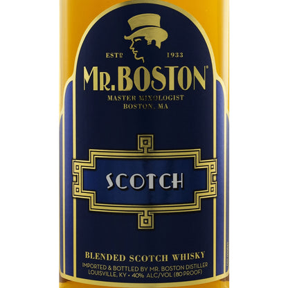 Mr. Boston Blended Scotch 80 - 1.0L - Front Label