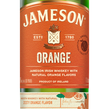 Jameson Orange Flavored Whiskey 60 - 1.0L - Front Label
