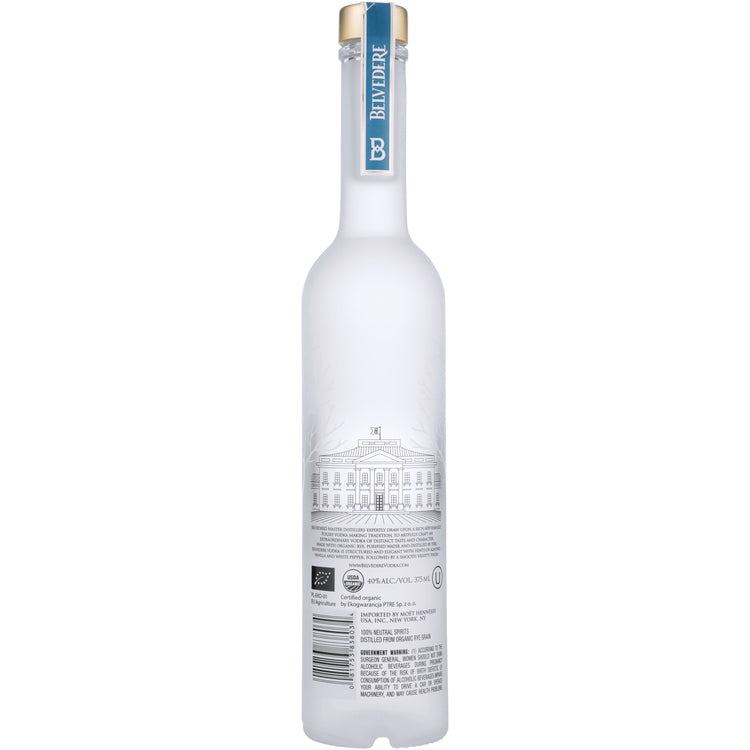 Belvedere Organic Vodka 80 - 375ML - Back