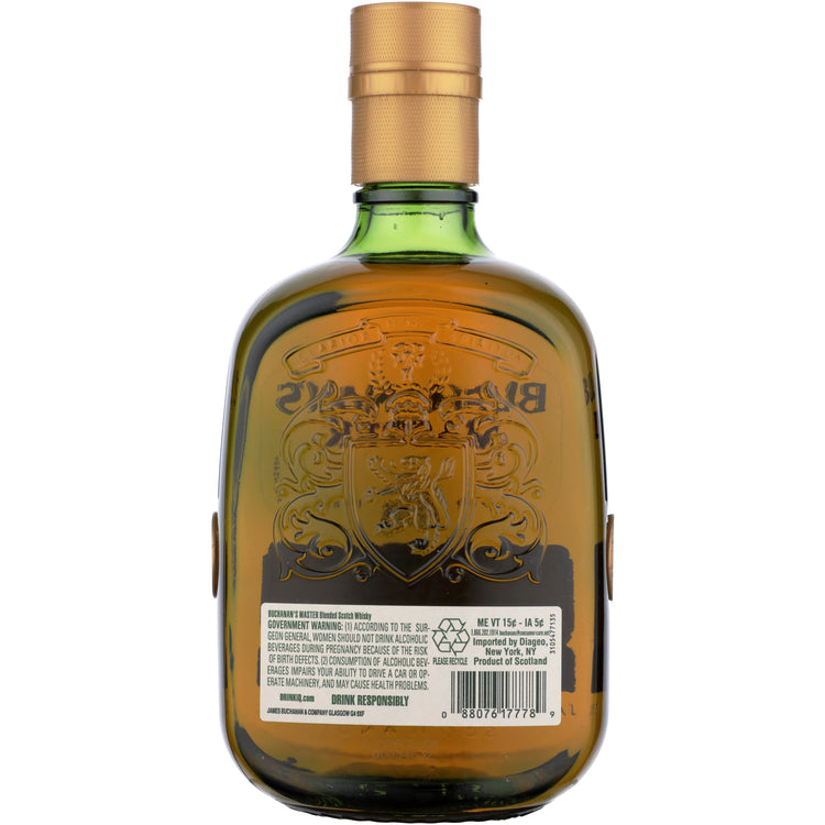 Buchanan's Blended Scotch Master 80 - 750ML - Back