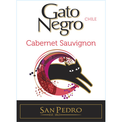 Gato Negro Cabernet Sauvignon Central Valley - 750ML - Front Label