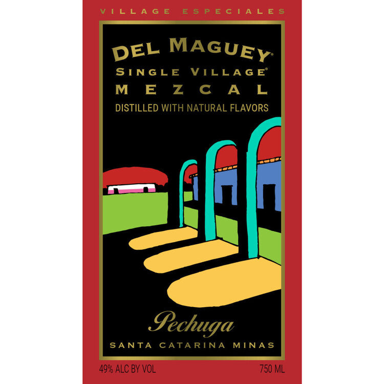 Del Maguey Mezcal With Natural Flavors Pechuga 98 - 750ML - Front Label