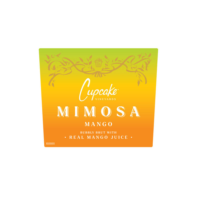 Cupcake Vineyards Mango Mimosa Wine Based Cocktail - 750ML - Front Label