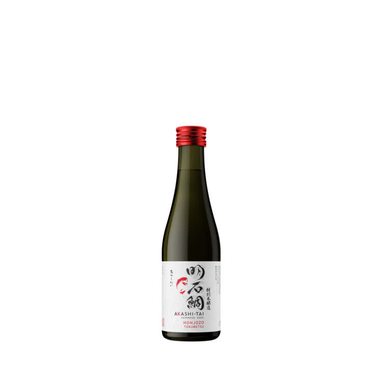 Akashi Tai Honjozo Sake Tokubetsu - 300ML - Front