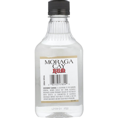 Moraga Cay Light White Rum 80 - 200ML - Back