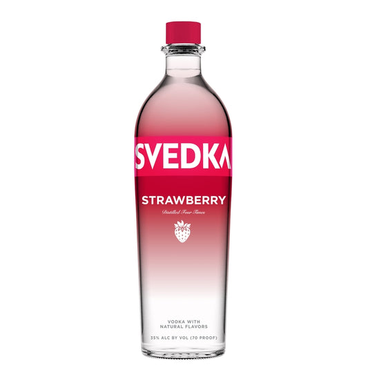 Svedka Strawberry Flavored Vodka 70 - 1.0L - Front