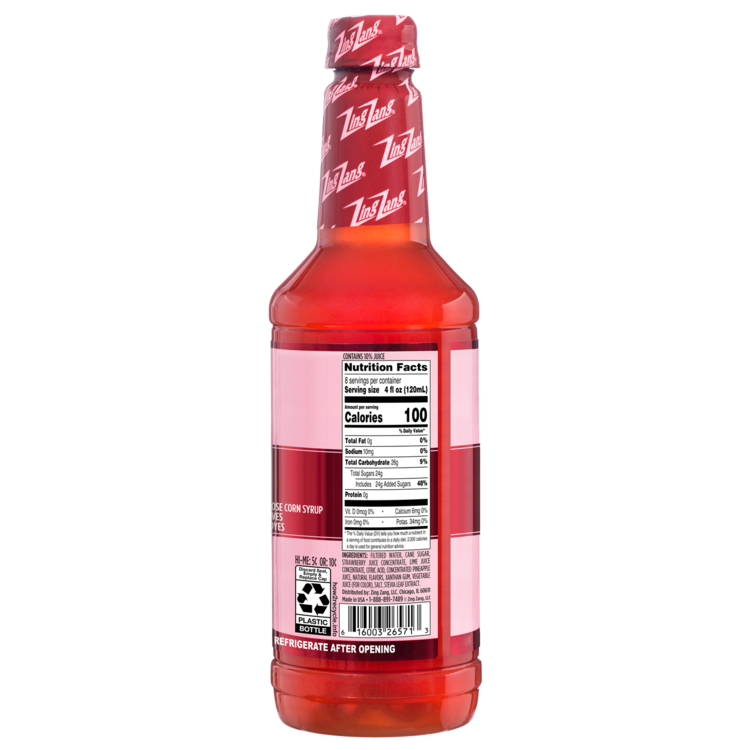 Zing Zang Strawberry Daiquiri Mix - 32 Z - Back