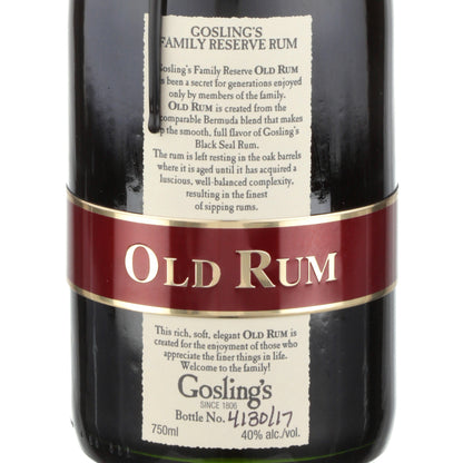 Goslings Old Rum Family Reserve 80 - 750ML