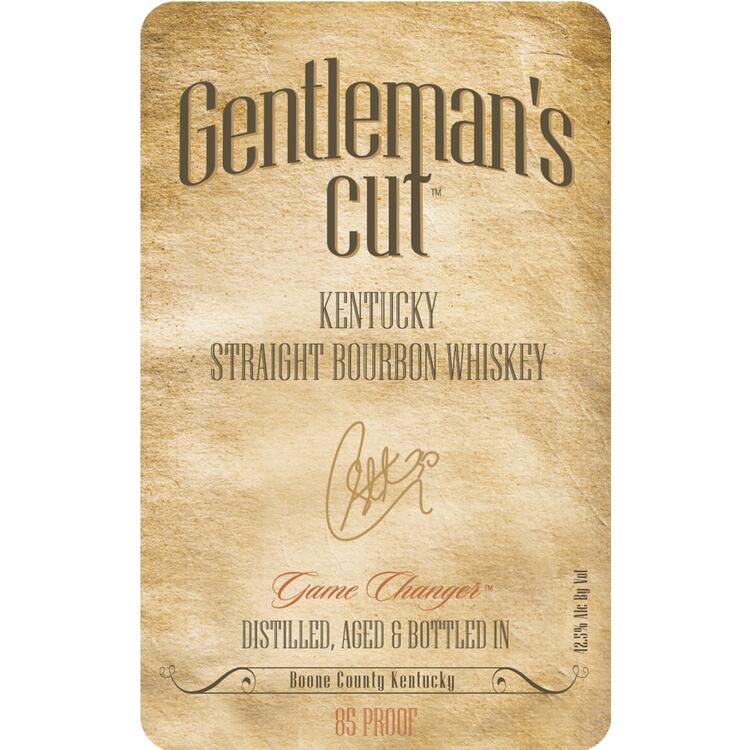 Gentleman's Cut Straight Bourbon 90 - 750ML - Front Label