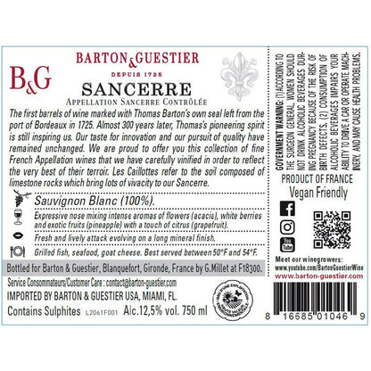 Barton & Guestier Sancerre Les Caillottes 2022 - 750ML