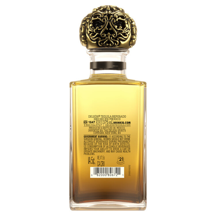 Deleon Tequila Reposado 80 - 375ML - Back
