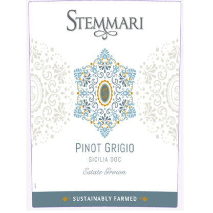 Stemmari Pinot Grigio Terre Siciliane - 750ML - Front Label