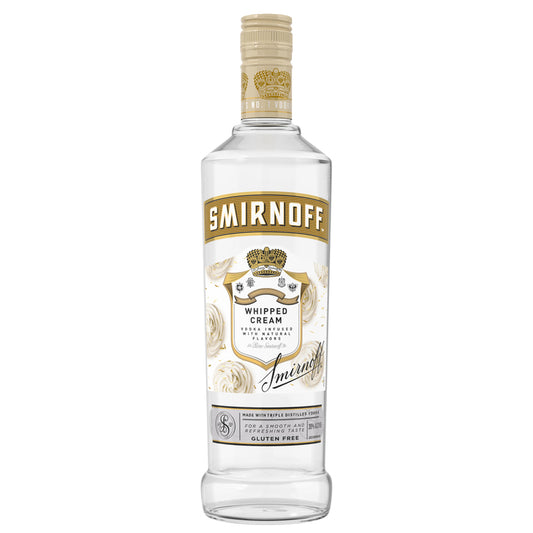 Smirnoff Whipped Cream Flavored Vodka 60 - 750ML - Front