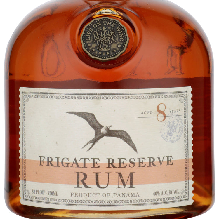 Frigate Reserve Aged Rum 8 Yr 80 - 750ML - Front Label