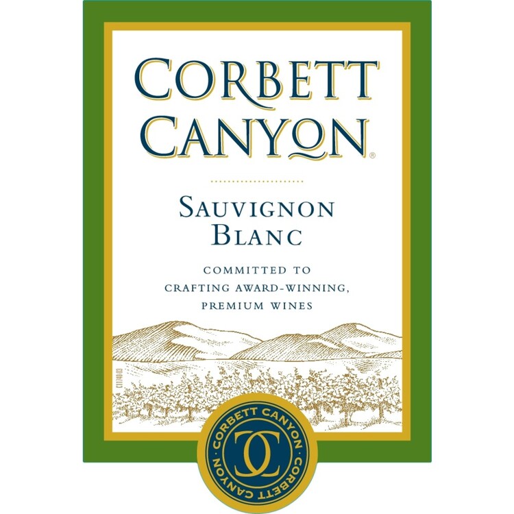Corbett Canyon Sauvignon Blanc California - 1.5L - Front Label