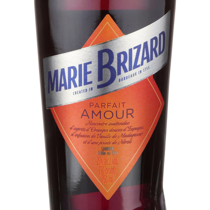 Marie Brizard Orange Liqueur Parfait Amour 50 - 750ML - Front Label