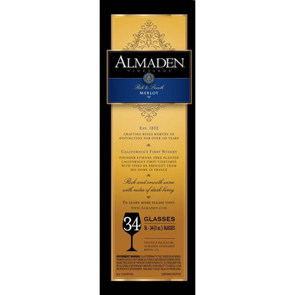Almaden Merlot Heritage California - 5.0L