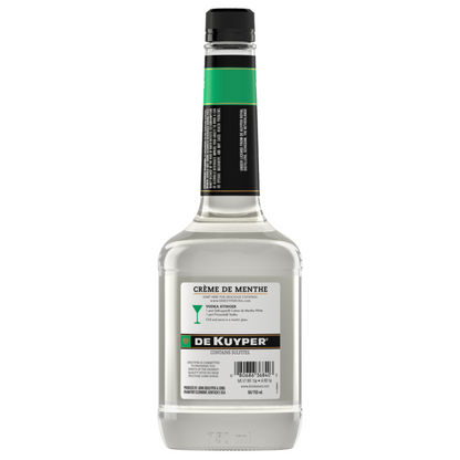Dekuyper Creme De Menthe White 60 - 750ML - Back