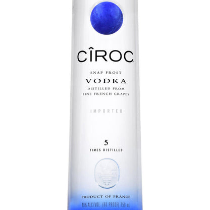 Ciroc Vodka Snap Frost 80 - 750ML - Front Label