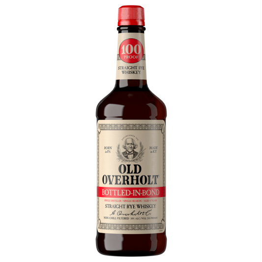 Old Overholt Straight Rye Whiskey Bonded 4 Yr 100 - 750ML - Front
