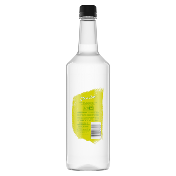 Cruzan Citrus Flavored Rum 70 - 1.0L - Back