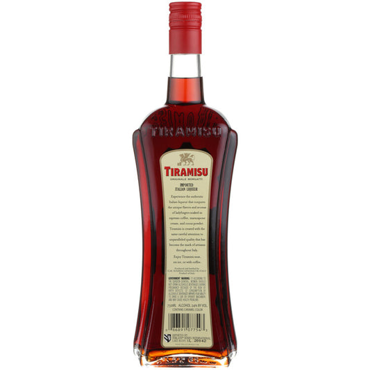 Tiramisu Liqueur 48 - 750ML - Back