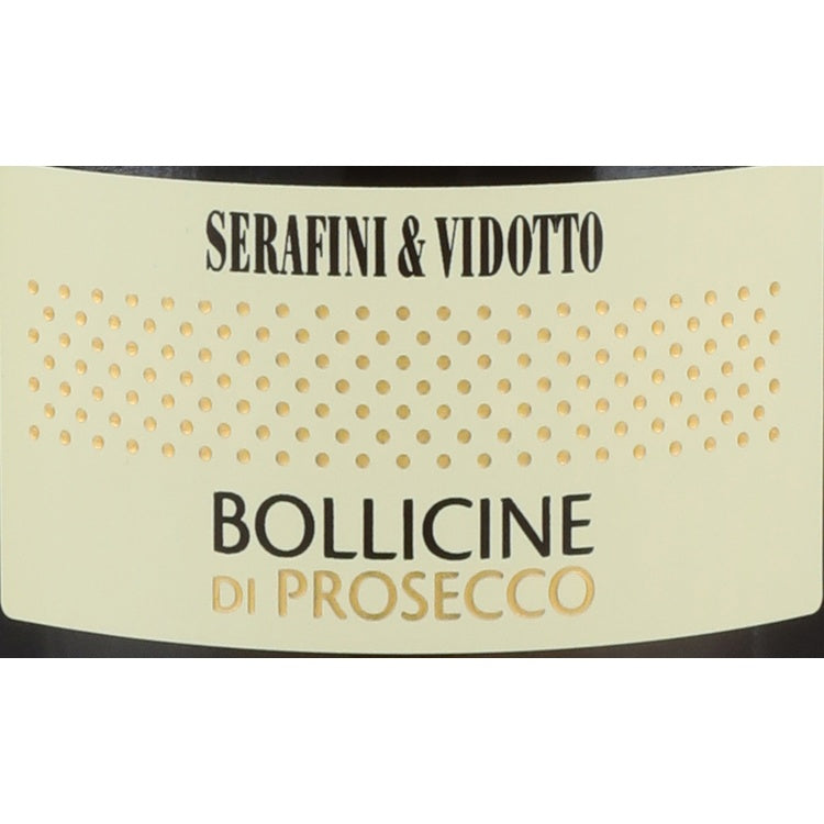 Serafini & Vidotto Prosecco Treviso Extra Dry Bollicine - 750ML - Front Label