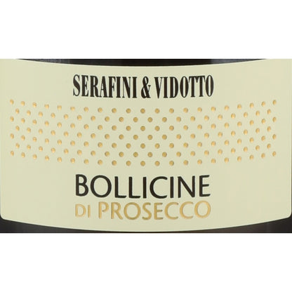 Serafini & Vidotto Prosecco Treviso Extra Dry Bollicine - 750ML - Front Label