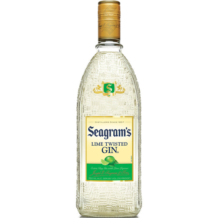 Seagram's Lime Flavored Gin Twisted 70 - 750ML - Front