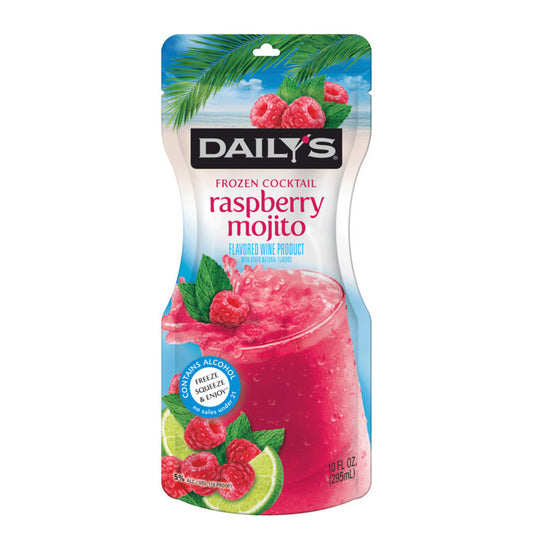 Daily's Rasberry Mojito Wine Based Cocktail - 10 Z - Front