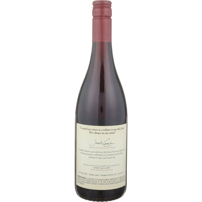 Josh Cellars Pinot Noir Craftsmans Collection Central Coast - 750ML - Back