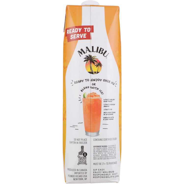 Malibu Tropical Cocktails Rts Rum Punch 25 - 1.0L