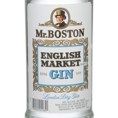 Mr. Boston English Market Gin Extra Dry 80 - 1.0L