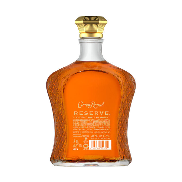 Crown Royal Canadian Whisky Reserve 12 Yr 80 - 1.75L - Back