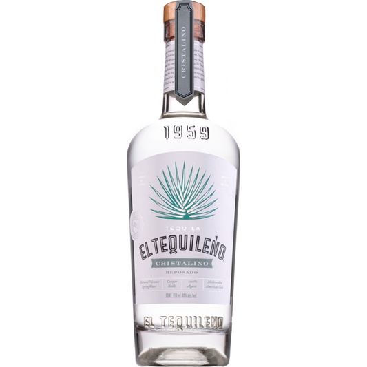 El Tequileno Tequila Reposado Cristalino 80 - 750ML - Front