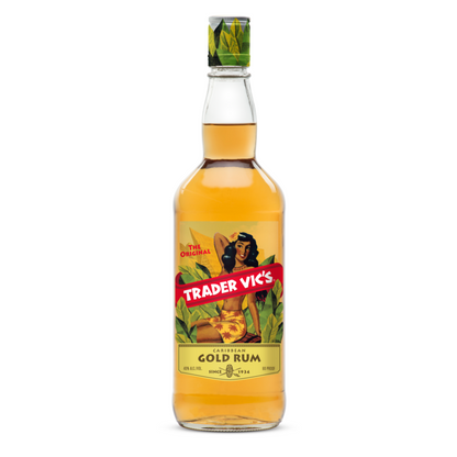 Trader Vic's Gold Rum 80 - 750ML - Front