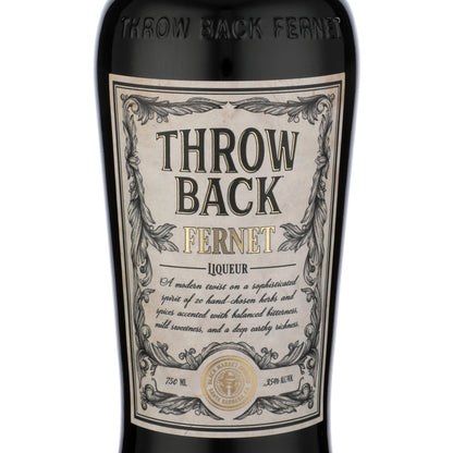 Throw Back Fernet 70 - 750ML - Front Label