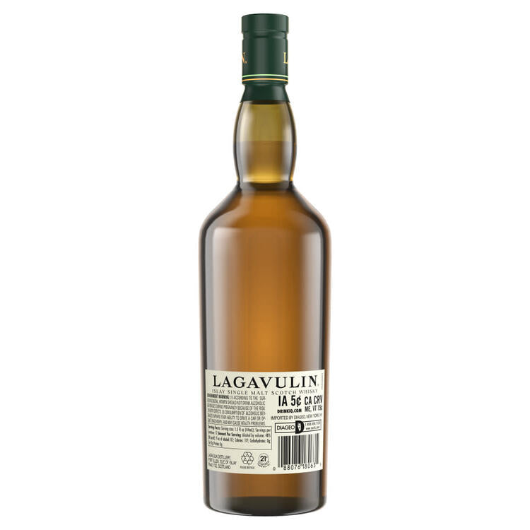 Lagavulin Single Malt Scotch 8 Yr 96 - 750ML - Back