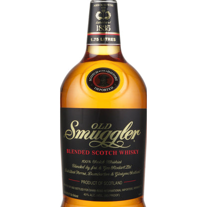 Old Smuggler Blended Scotch 80 - 1.75L - Front Label