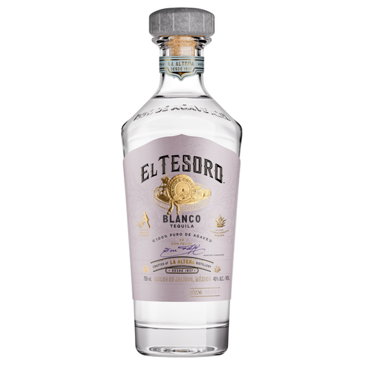 El Tesoro Tequila Blanco 80 - 750ML - Front