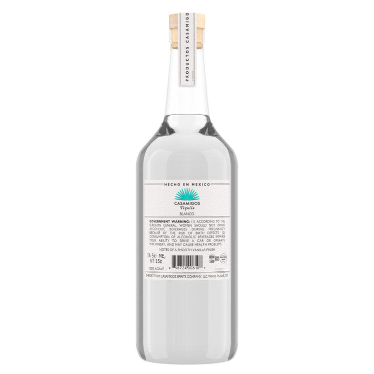 Casamigos Tequila Blanco 80 - 1.0L - Back