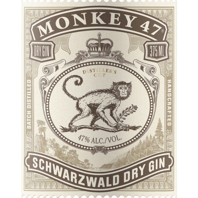 Monkey 47 Dry Gin Schwarzwald Distiller's Cut 2025 94 - 375ML - Front Label
