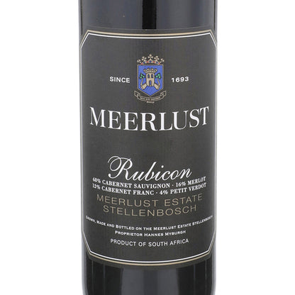 Meerlust Red Wine Rubicon Meerlust Estate Stellenbosch 2018 - 750ML